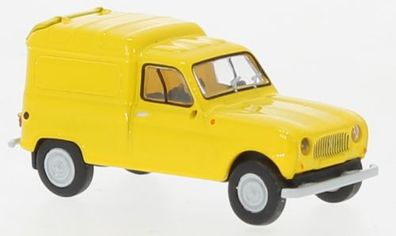 Brekina 14750 - 1/87 Renault R4 Fourgonnette, gelb, 1961 - Neu
