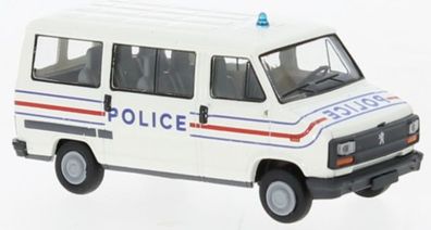 Brekina 34914 - 1/87 Peugeot J5 Bus 1982, Police (F) - Neu
