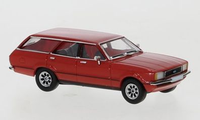 Brekina PCX870152 - 1/87 Ford Taunus (TC2) Turnier, rot, 1976 - Neu