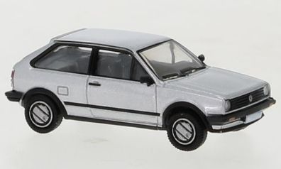 Brekina PCX870202 - 1/87 VW Polo II Coupe, silber, 1985 - Neu