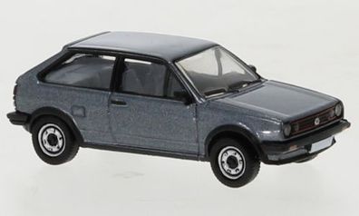 Brekina PCX870201 - 1/87 VW Polo II Coupe, metallic-grau, 1985 - Neu