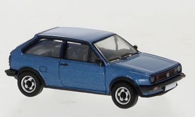 Brekina PCX870203 - 1/87 VW Polo II Coupe, metallic-blau, 1985 - Neu