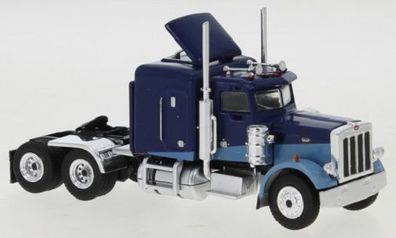 Brekina 85705 - 1/87 Peterbilt 359, dunkelblau/ hellblau, 1973 - Neu