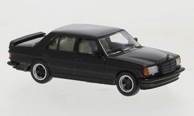 Brekina PCX870179 - 1/87 Mercedes W123 AMG, schwarz, 1980 - Neu