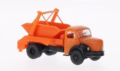 Brekina 85390 - 1/87 Berliet GLR 8, orange/ schwarz, Absetzkipper - Neu