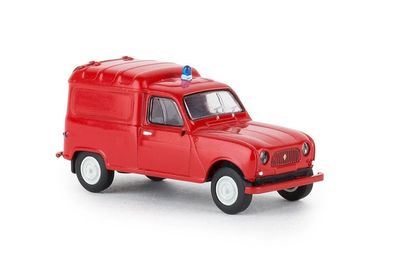 Brekina 14747 - 1/87 Renault R4 Fourgonnette, Feuerwehr - Neu