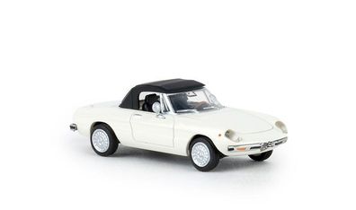 Brekina 29605 - 1/87 Alfa Romeo Spider - Weiss (geschlossen) - Neu