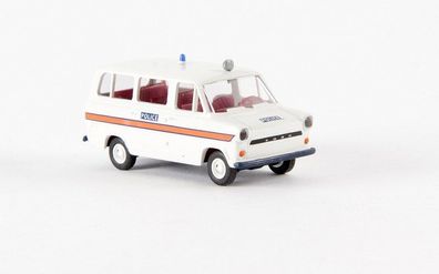Brekina 34060 - 1/87 Ford Transit IIa Kombi "Police" - Neu
