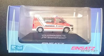Rietze 53835 - 1/87 Volkswagen T6 FW Bremerhaven - Neu