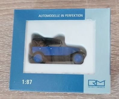 Rietze 83056 - 1/87 Renault NN1 Cabrio blau schwarz - Neu