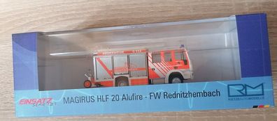 Rietze 68307 - 1/87 Iveco Magirus Alufire HLF 20 Feuerwehr Rednitzhembach - Neu