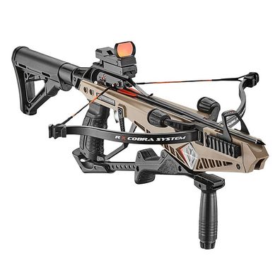 230 fps Recurve-Pistolenarmbrust: Cobra RX 130 lbs schwarz neu Ek Archery mit Zubehör