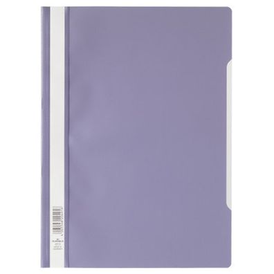 Durable Sichthefter mit transparentem Vorderdeckel lila DIN A4