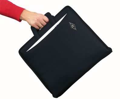 WEDO Ordnertasche A4 aus Polyester mit Reisverschluss in Schwarz