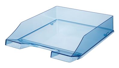 Briefablage transparent blau