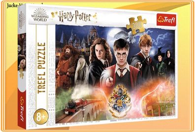 Trefl Puzzle Harry Potter 300 Teile Hermine Ron Snape Zauber Größe: 60x40cm NEU