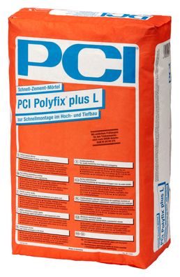 25kg PCI Polyfix Plus L Hohlkehlenspachtel Putz Schnellmontage Zement Mörtel