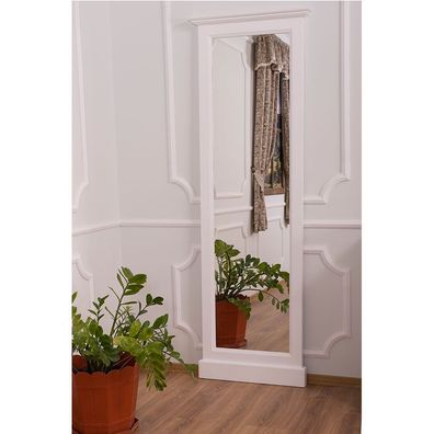 Vintage Spiegel weiß Spiegel mit Holzrahmen Holz Wandspiegel Landhaus