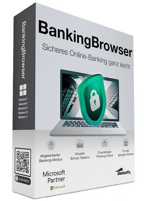 Abelssoft Banking Browser 2024 - Homebanking Sicherheitssoftware -PC Download Version