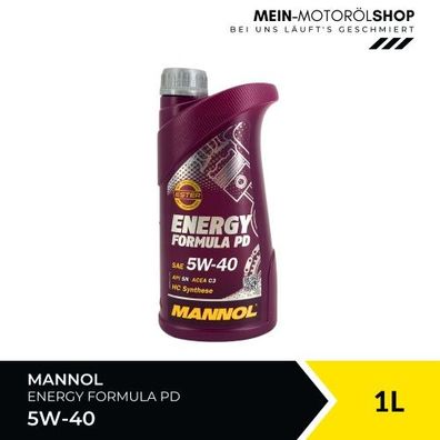 Mannol Energy Formula PD 5W-40 1 Liter