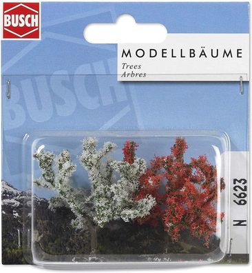 Busch 6623 - TT / N 2 Blütenbäume - Neu
