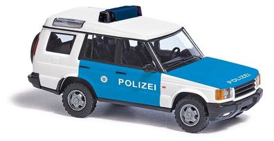 Busch 51917 - 1/87 Land Rover Discovery, Polizei Thüringen - Neu