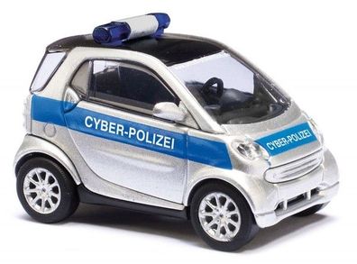 Busch 46149 - 1/87 Smart Fortwo - Cyber Polizei - Neu