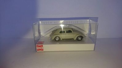 Busch 42743 - 1/87 VW 1200 Käfer mit Brezelfenster Baujahr &acute;51 - Hellgrau - Neu