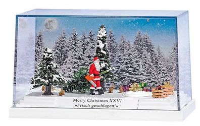 Busch 7628 - H0 Diorama: Merry Christmas XXVI &raquo; Frisch geschlagen!&laquo;