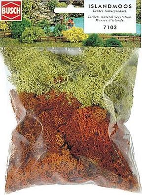 Busch 7103 - H0 / TT / N / Z / G / 0 Islandmoos - Neu
