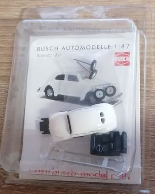 Busch 60201 - 1/87 / H0 VW Käfer weiß - Bausatz - Neu