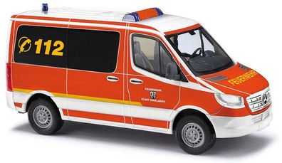 Busch 53460 - 1/87 / H0 MB Sprinter 2018 kurz Flachdach Bus Feuerwehr Dinslaken