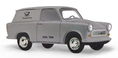 Busch 53210 - 1/87 / H0 Trabant P601 Kombi, Deutsche Post, Grau - Neu