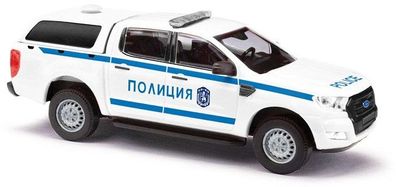 Busch 52832 - 1/87 / H0 Ford Ranger, Polizia Bulgarien - Neu