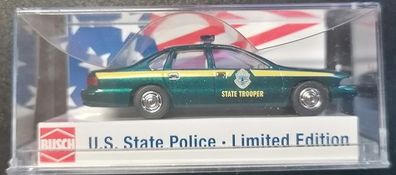Busch 47690 - 1/87 / H0 Chevrolet Caprice "Vermont State Police" - Neu