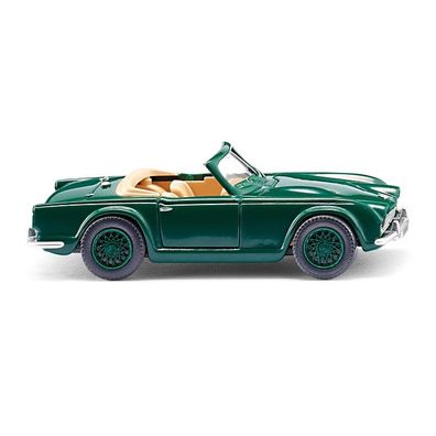 Wiking 081506 - 1/87 Triumph TR4 Roadster (1961-67) - moosgrün - Neu