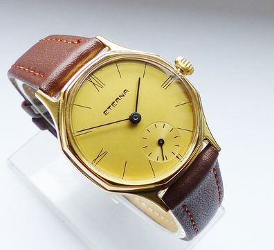 Schöne Eterna Oktagon Classic 17Jewels Vintage Armbanduhr