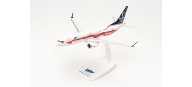 Herpa 613675 - 1/200 Snap Fit - LOT Polish Airlines Boeing 737 Max 8 - Neu