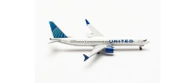 Herpa 536691 - 1/500 United Airlines Boeing 737 Max 9 &ndash; N37522 - Neu