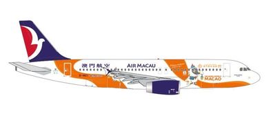 Herpa 536042 - 1/500 Air Macau Airbus A320 &ldquo; Macau welcomes you&rdquo;
