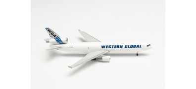 Herpa 535434 - 1/500 Western Global Airlines McDonnell Douglas MD-11F &ndash; N412SN