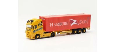 Herpa 316347 - 1/87 Volvo FH Gl. XL 2020 Container-Sattelzug"Acargo/ Hamburg Süd"