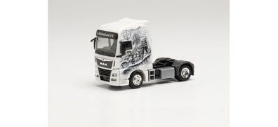 Herpa 314480 - 1/87 MAN TGX XXL Zugmaschine, Lagoudakis2/ Poseidon, Gott des Meeres