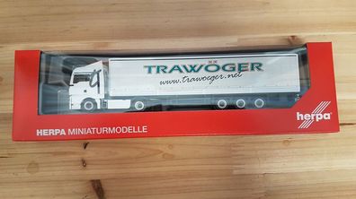 Herpa 311663 - 1/87 MB Actros Streamspace 2.5 `18 Koffer-Sattelzug Oppel Ansbach