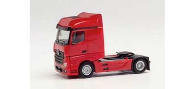 Herpa 309189-003 -1/87 Mercedes-Benz Actros `18 Bigspace Zugmaschine, rot / red