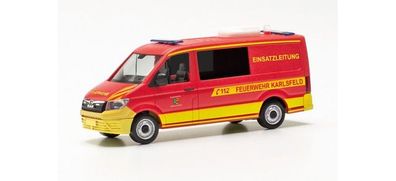 Herpa 096904 - 1/87 MAN TGE Halbbus FD ELW &bdquo; Feuerwehr Karlsfeld&ldquo; - Neu