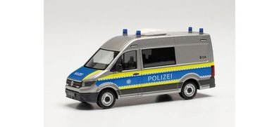 Herpa 096744 - 1/87 Volkswagen Crafter Halbbus &bdquo; Polizei Straubing&ldquo;