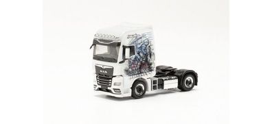 Herpa 315715 -1/87 MAN TGX GX Zugmaschine &bdquo; Lagoudakis 5 / Minotaurus&ldquo;