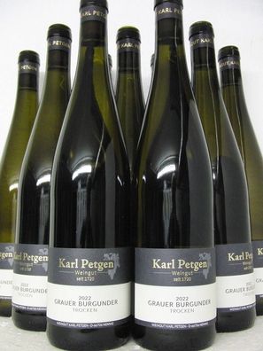 9 FL 2022 Grauburgunder trocken Weingut Karl Petgen Mosel Weißwein Versand kostenlos