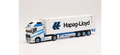Herpa 314848 - 1/87 Volvo FH Gl. XL Container-SZ &bdquo; Wiek / Hapag Lloyd